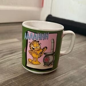 funny vintage garfield mug jim davis 1978